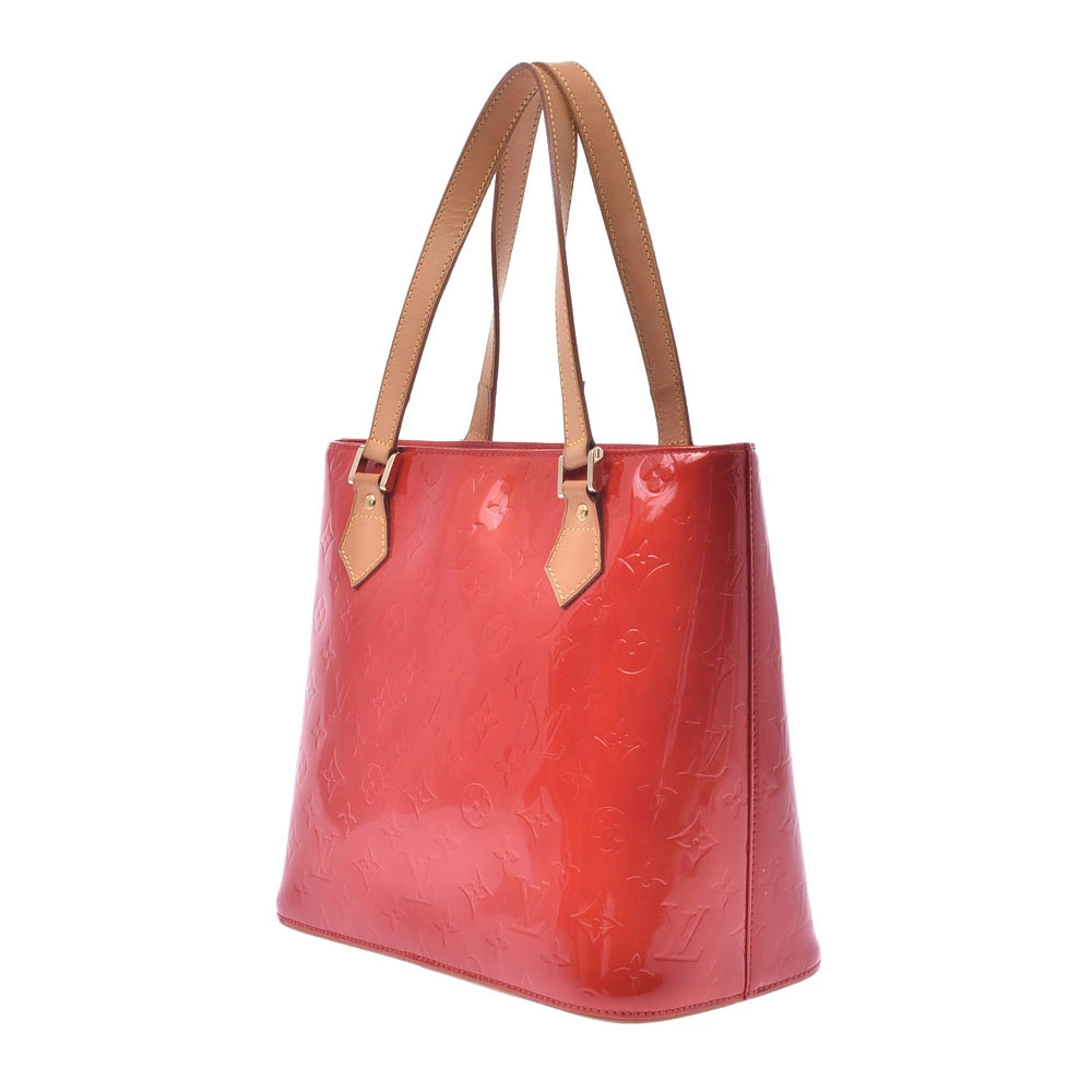 Louis Vuitton Handbag Rouge Houston Monogram Vernis Tote Bag Brown